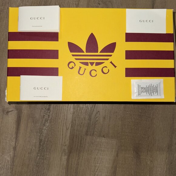 Gucci X Adidas Slides (Red) (Unused) - Picture 14 of 15